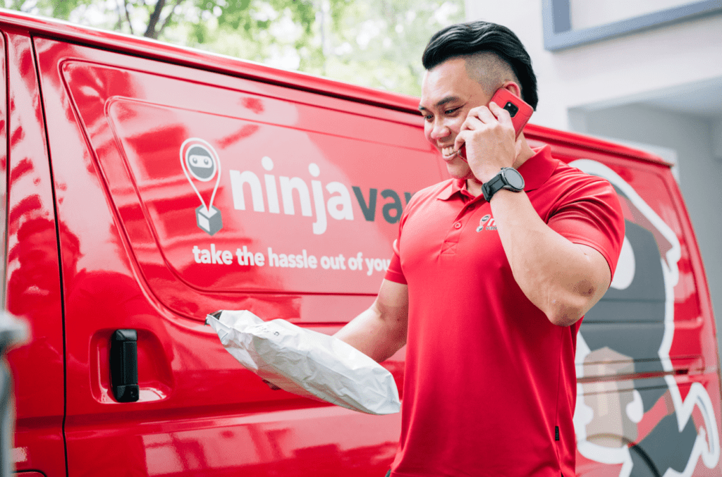 Ninja Van delivery personnel